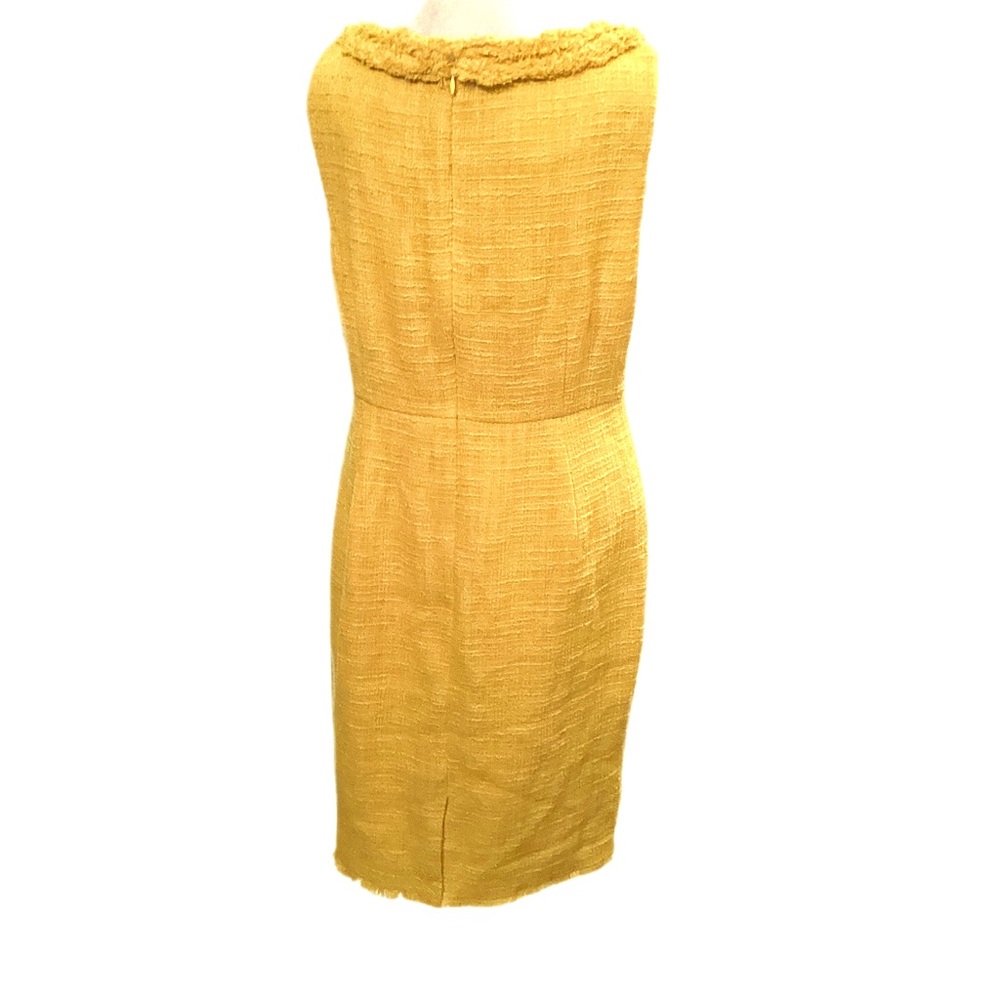 NWT J. Crew Sheath Dress in Textured Fringe Tweed - Size 10 Petite - Picture 5 of 9